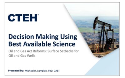 Setbacks: Decision Making Using Best Available Science (CTEH Report)